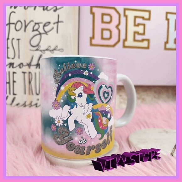NWT Whimsical Wisdom: My Little Pony Coffee Mug 20 oz NWT - Picture 4 of 4